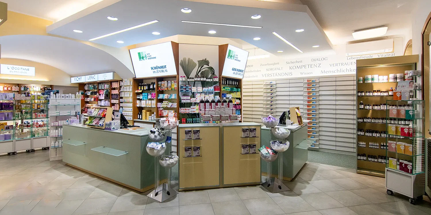 Stadtapotheke Verkaufsraum